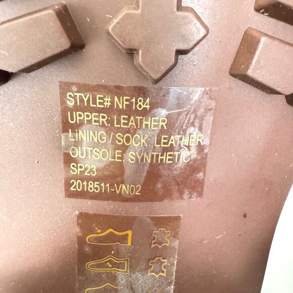 Madewell Womens The Erin Lugsole Sandal Size 8 Leather Neutral Summer Toffee - Picture 10 of 11